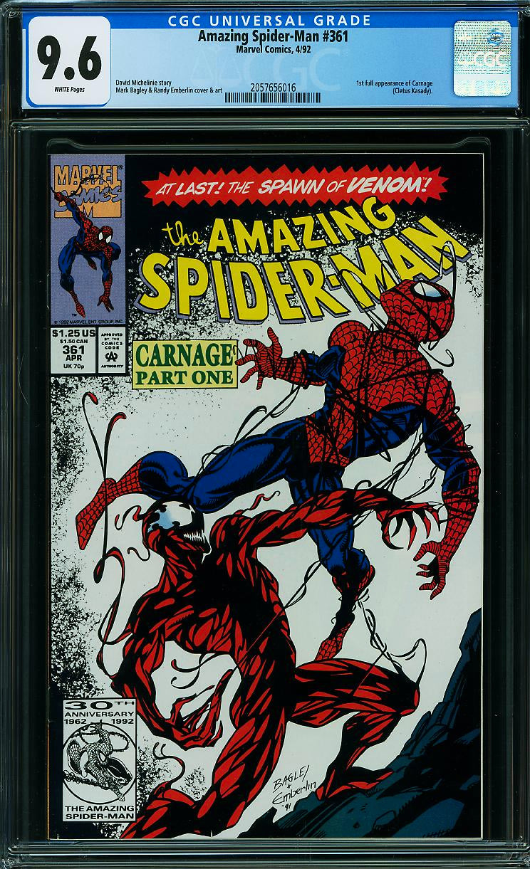 Amazing Spider-man #361 (1992) - CGC 9.6