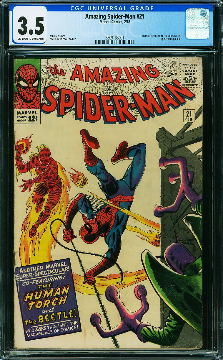 Amazing Spider-man #21 (1965) - CGC 3.5