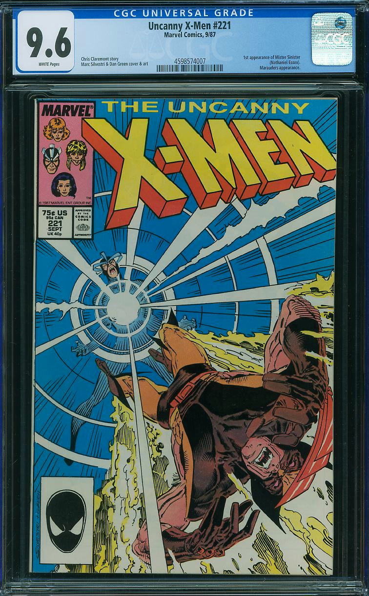 X-men #221 (1987) - CGC 9.6
