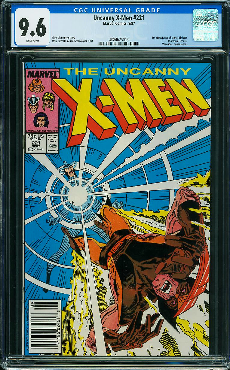 X-men #221 (1987) - CGC 9.6 - Newsstand Edition