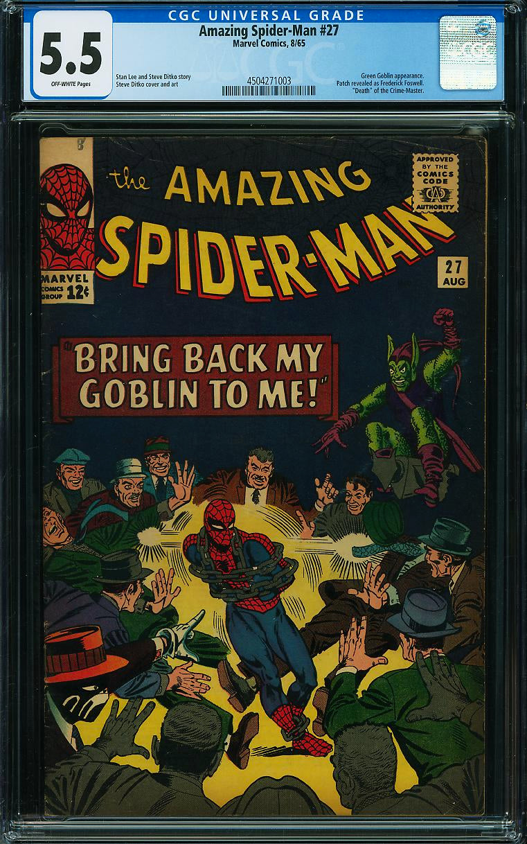 Amazing Spider-man #27 (1965) - CGC 5.5