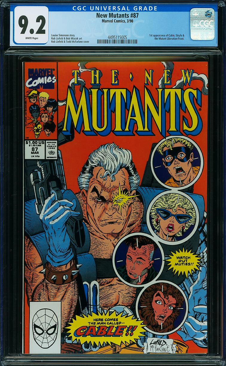 New Mutants #87 (1990) - CGC 9.2