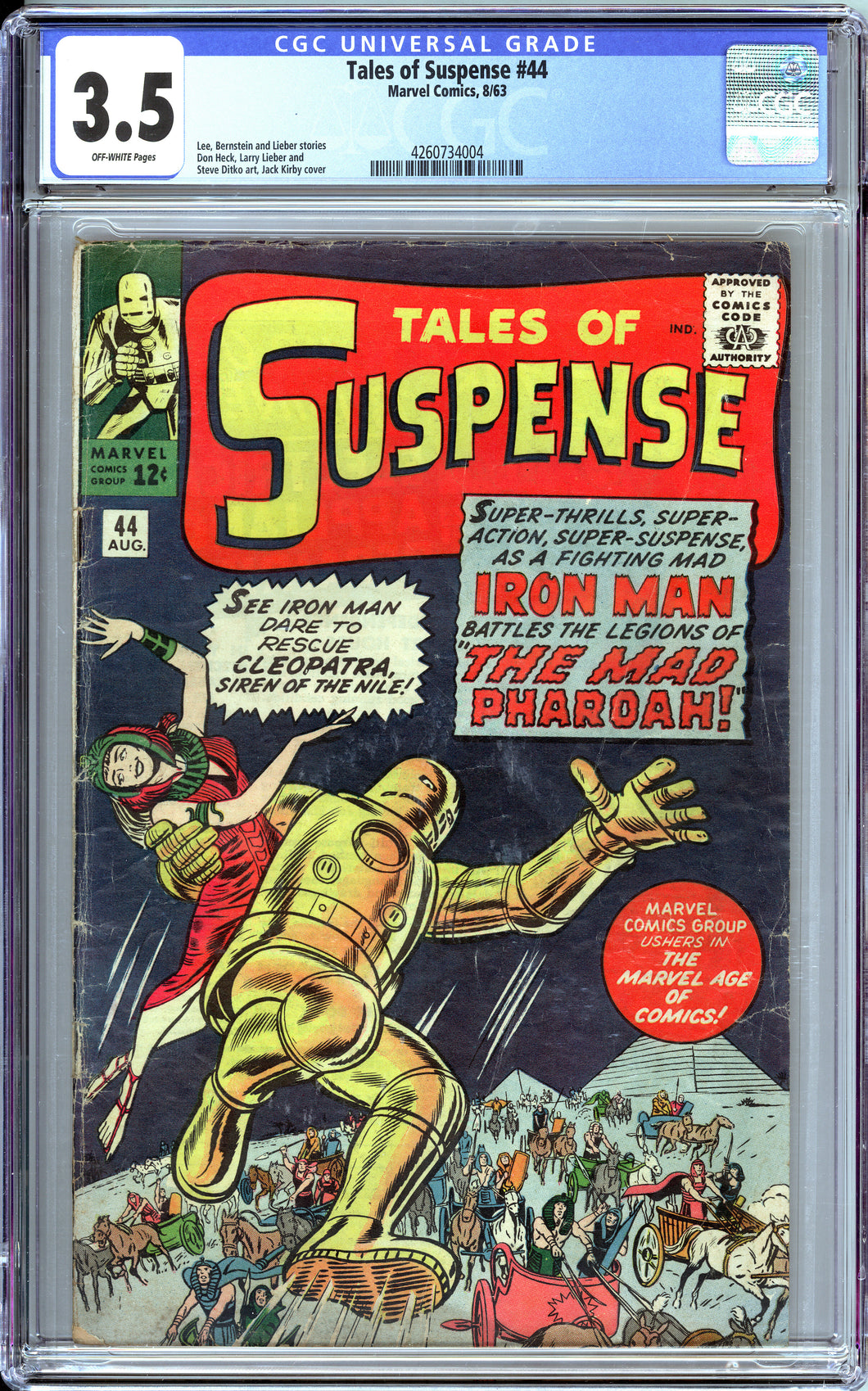 Tales of Suspense #44 (1963) - CGC 3.5