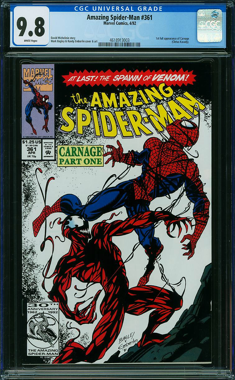 Amazing Spider-man #361 (1992) - CGC 9.8