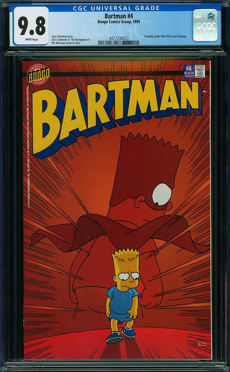 Bartman #4 (1993) - CGC 9.8