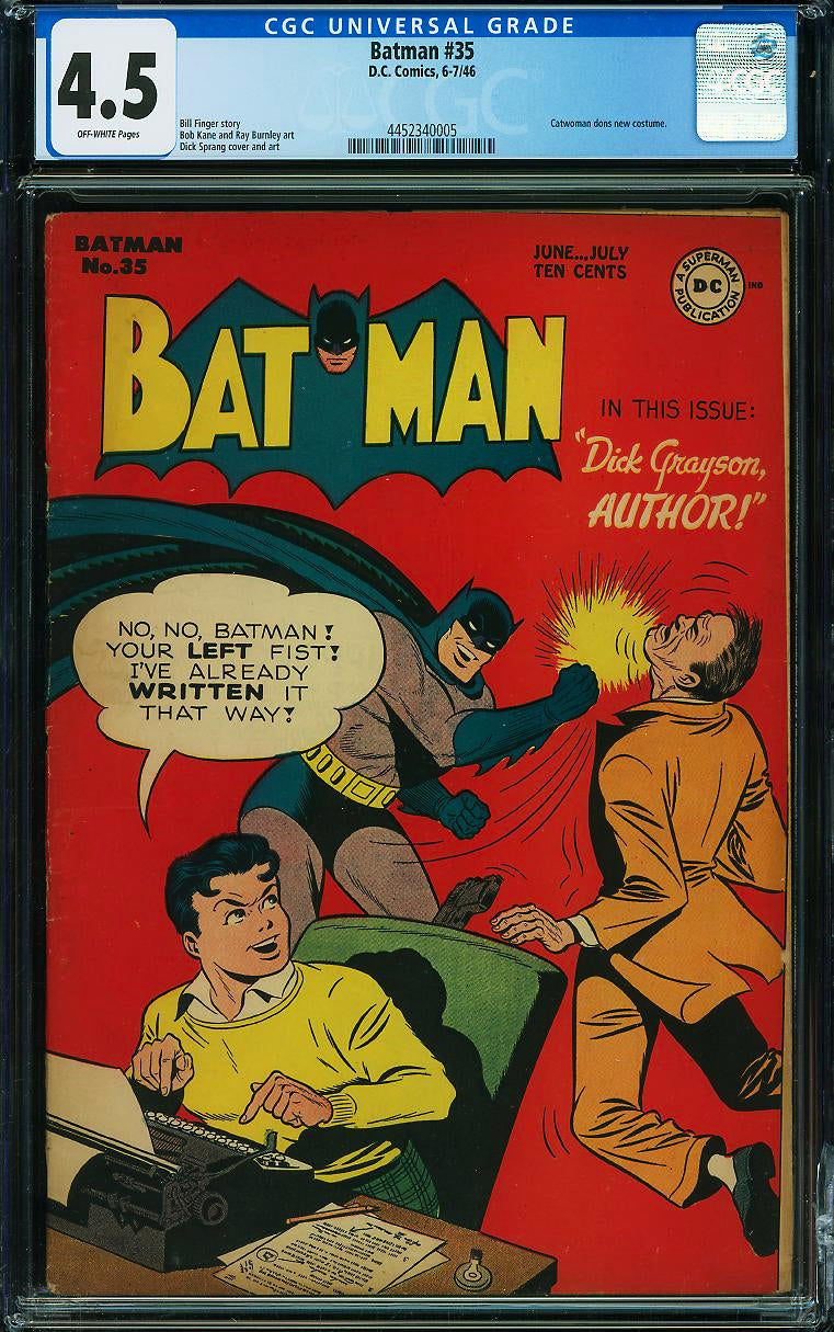 Batman #35 (1946) - CGC 4.5