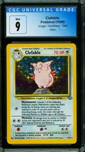 Load image into Gallery viewer, 1999 Pokemon Jungle Clefable #1 - Holo - CGC 9
