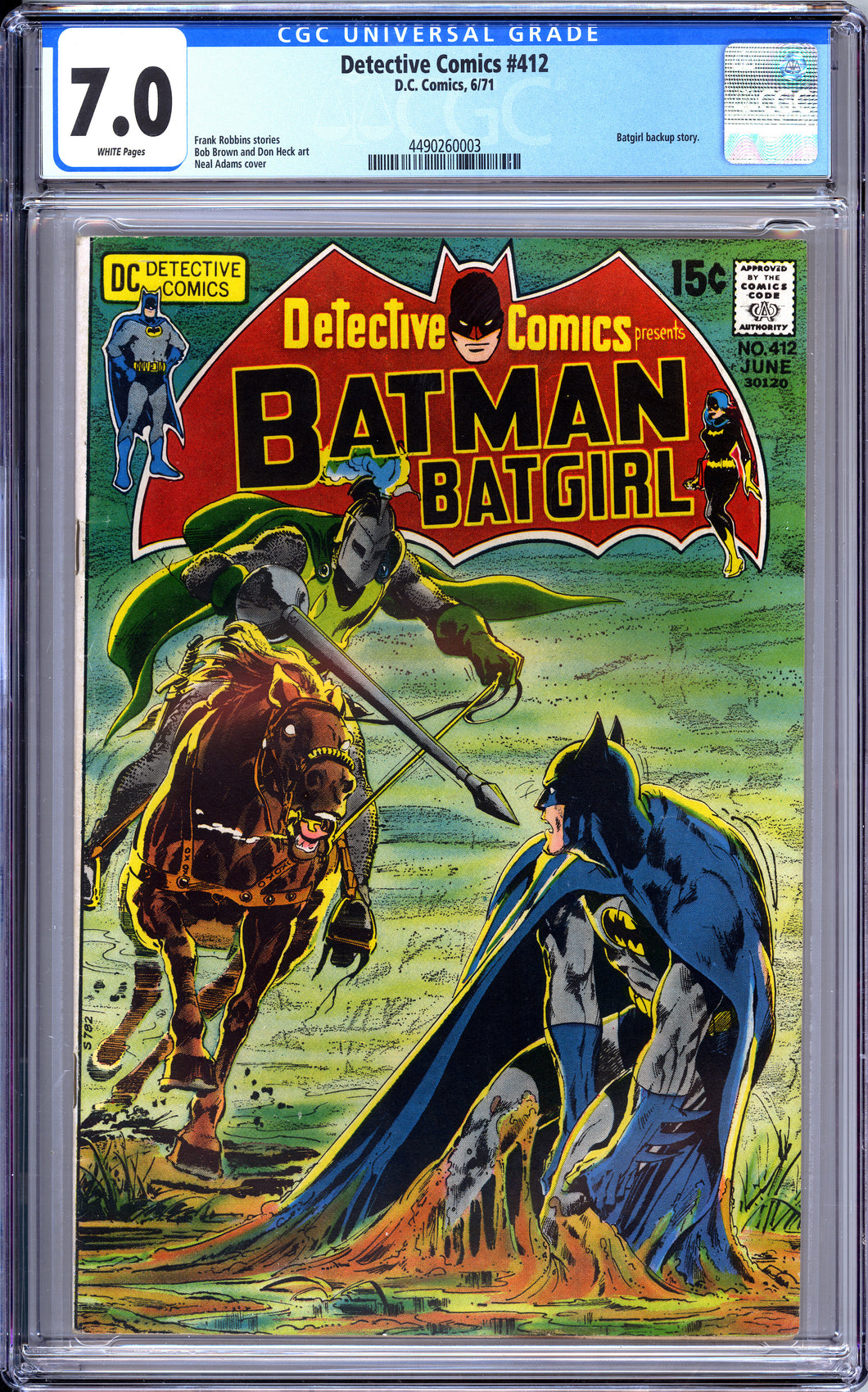 Detective Comics #412 (1971) - CGC 7.0