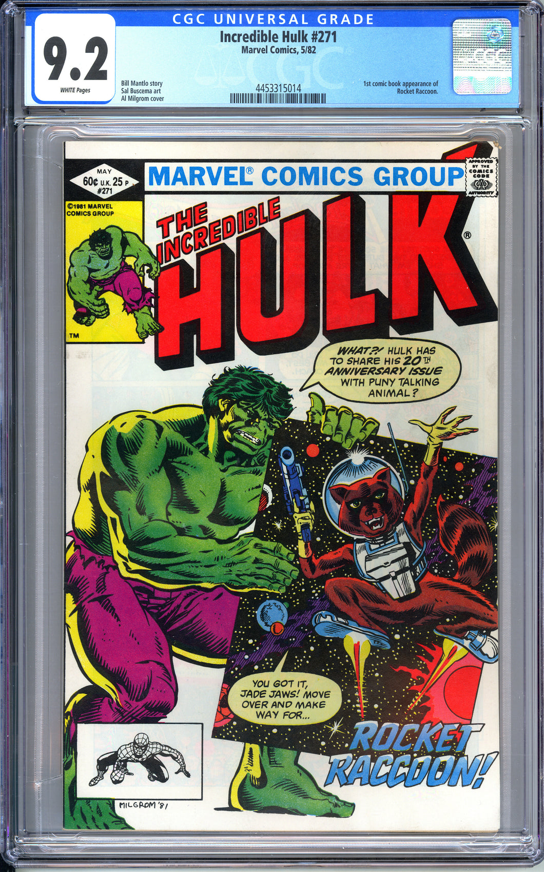 Incredible Hulk #271 (1982) - CGC 9.2