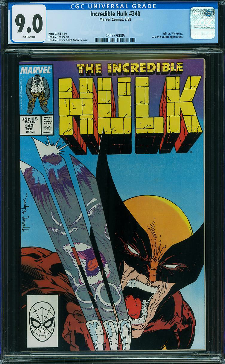 Incredible Hulk #340 (1988) - CGC 9.0