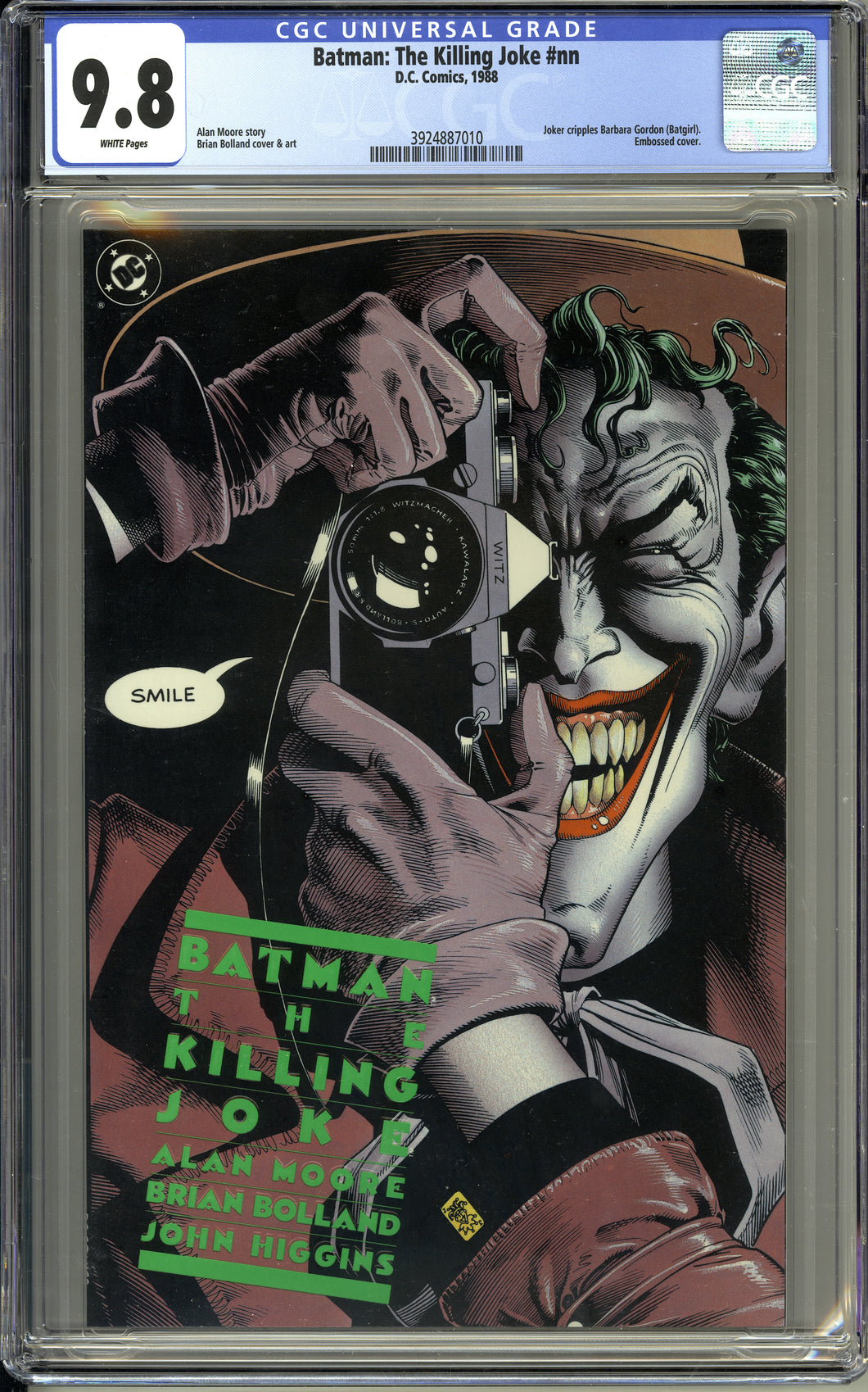 Batman: The Killing Joke (1988) - CGC 9.8