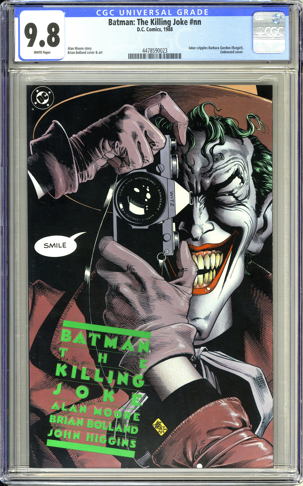 Batman: The Killing Joke (1988) - CGC 9.8