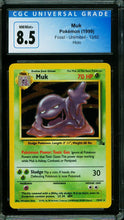 Load image into Gallery viewer, 1999 Pokemon Fossil Muk #13 - Holo - CGC 8.5
