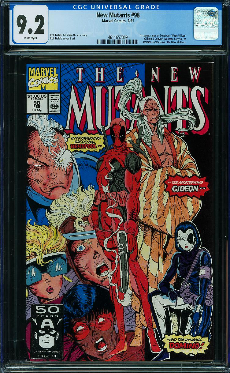 New Mutants #98 (1991) - CGC 9.2