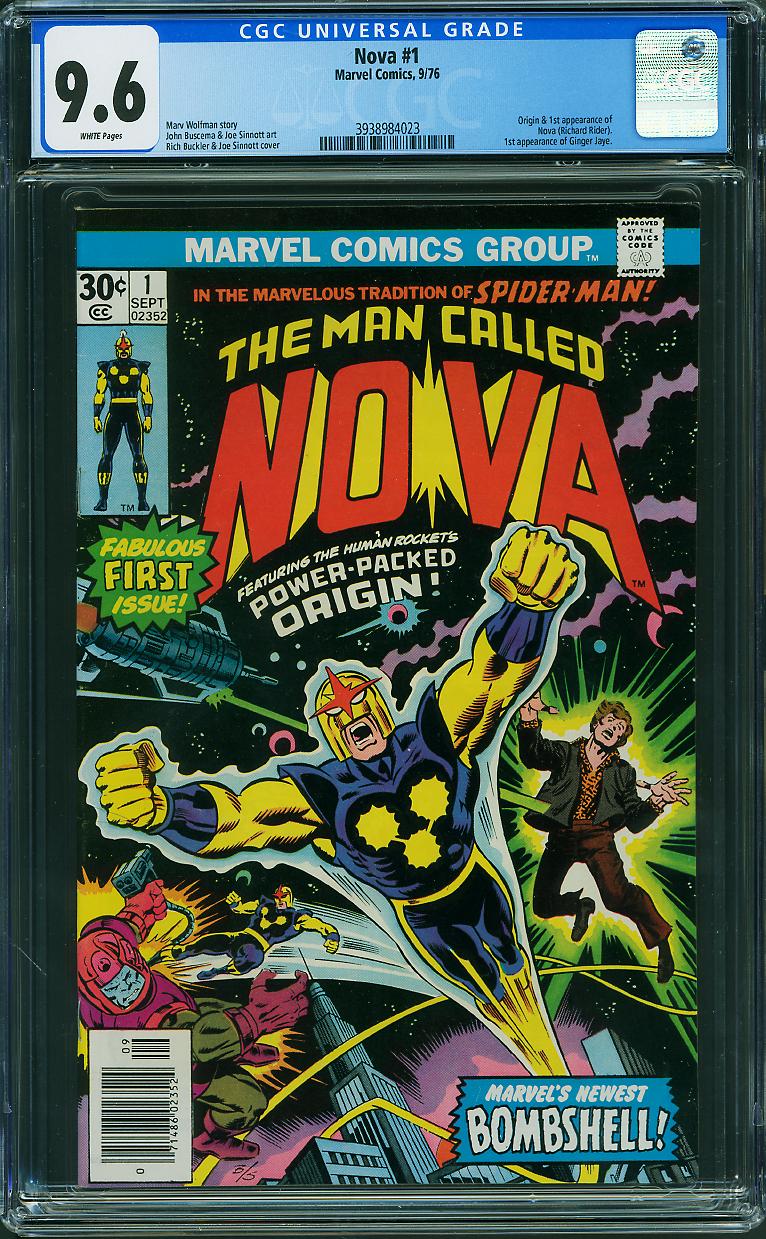 Nova #1 (1976) - CGC 9.6