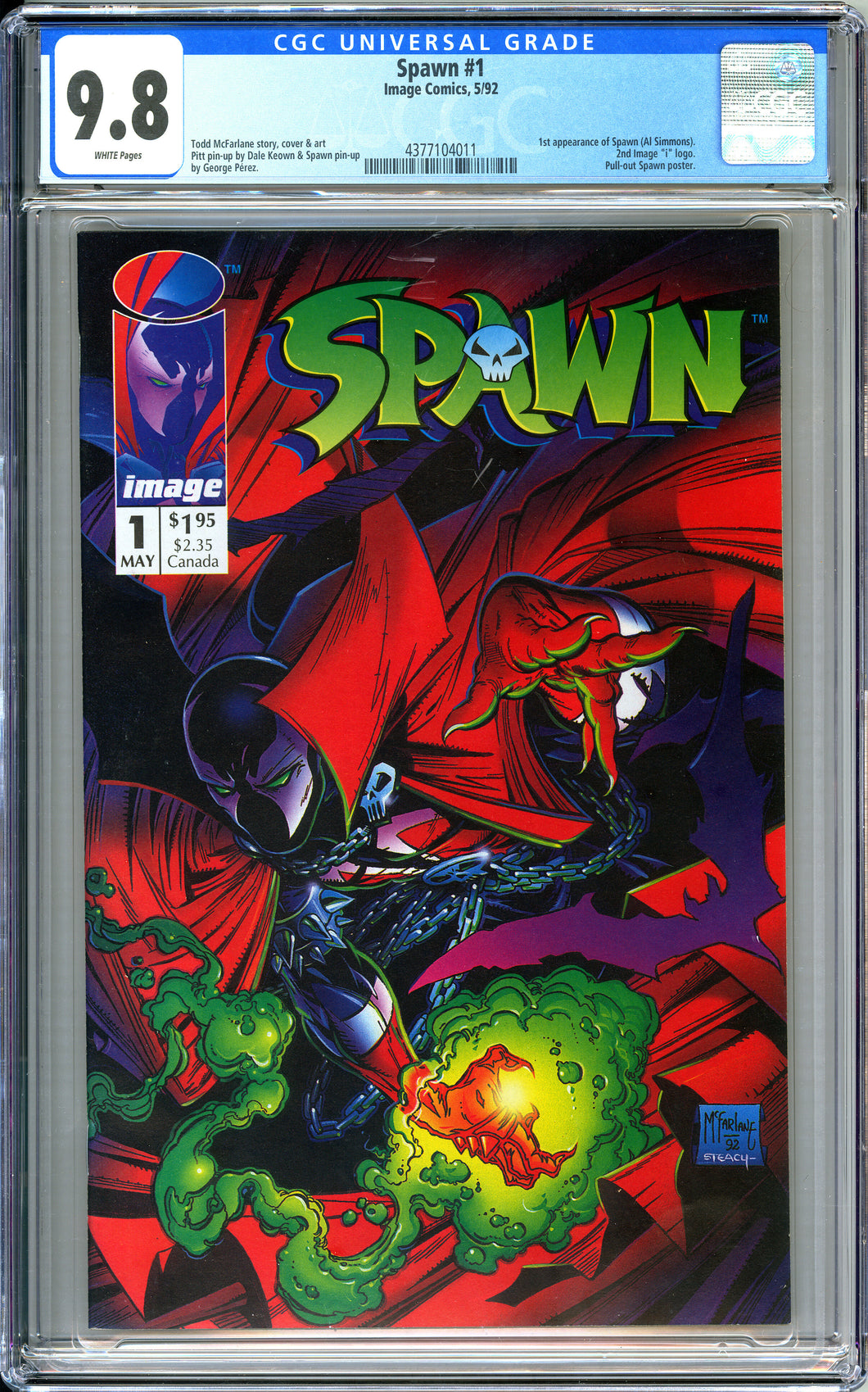 Spawn #1 (1992) - CGC 9.8