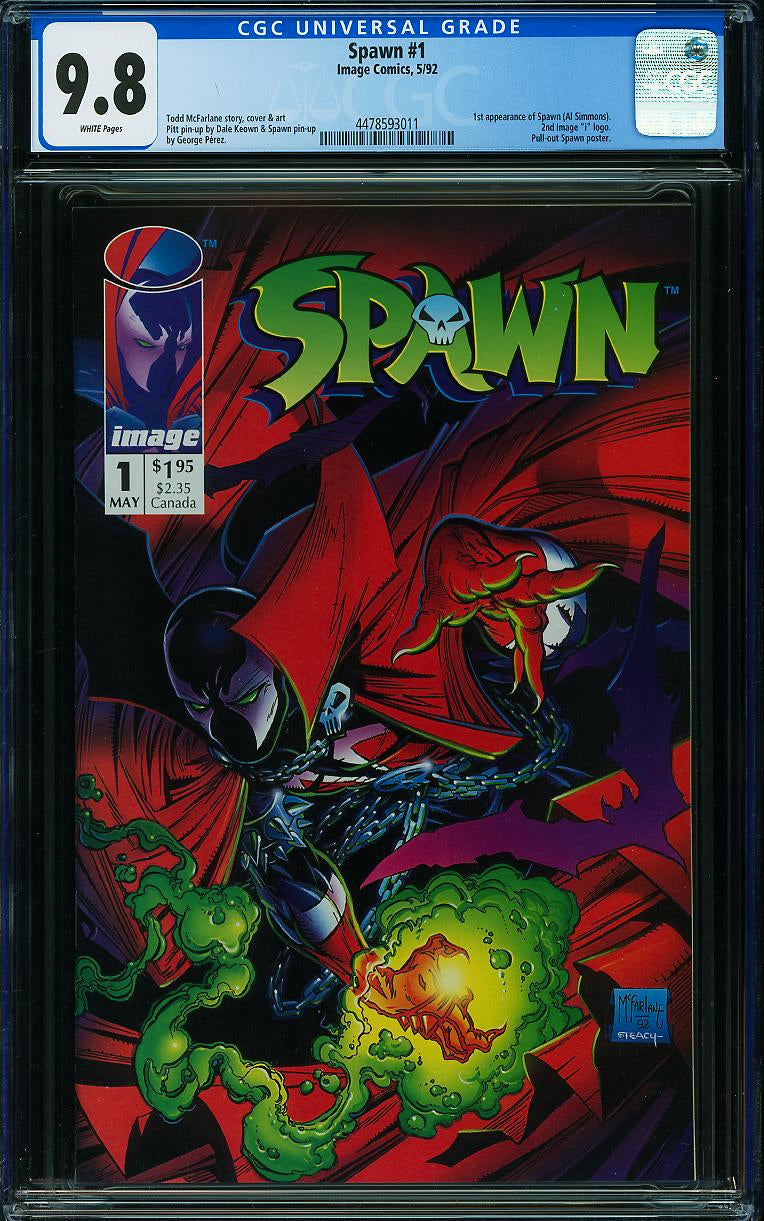 Spawn #1 (1992) - CGC 9.8