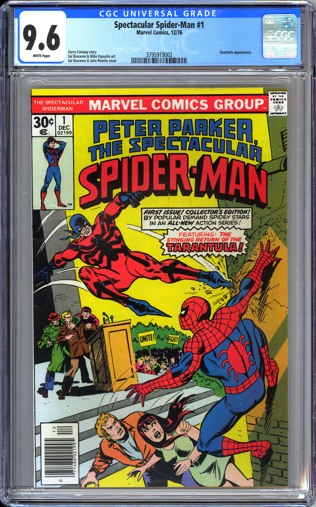 Spectacular Spider-man #1 (1976) - CGC 9.6