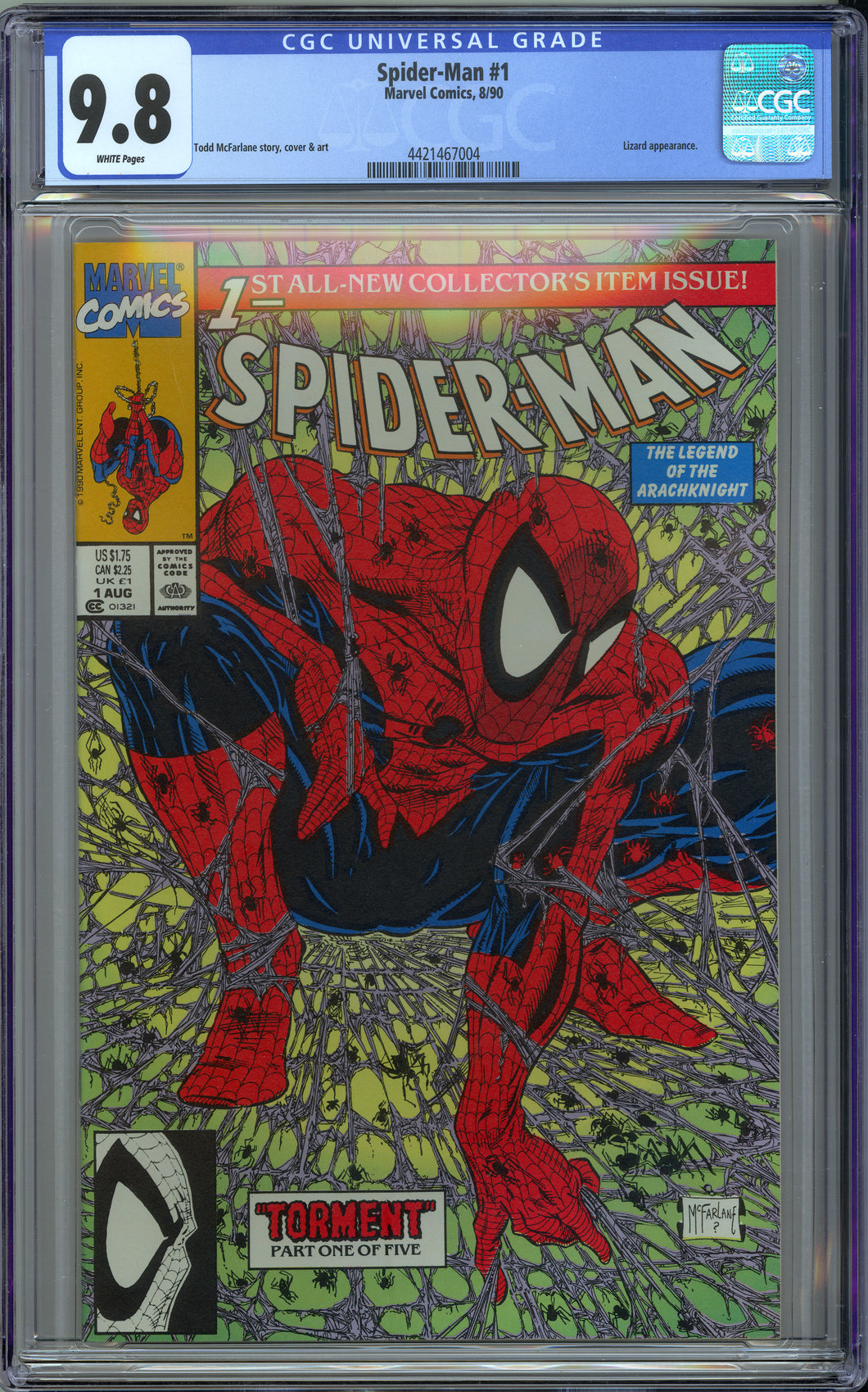 Spider-man #1 (1990) - CGC 9.8