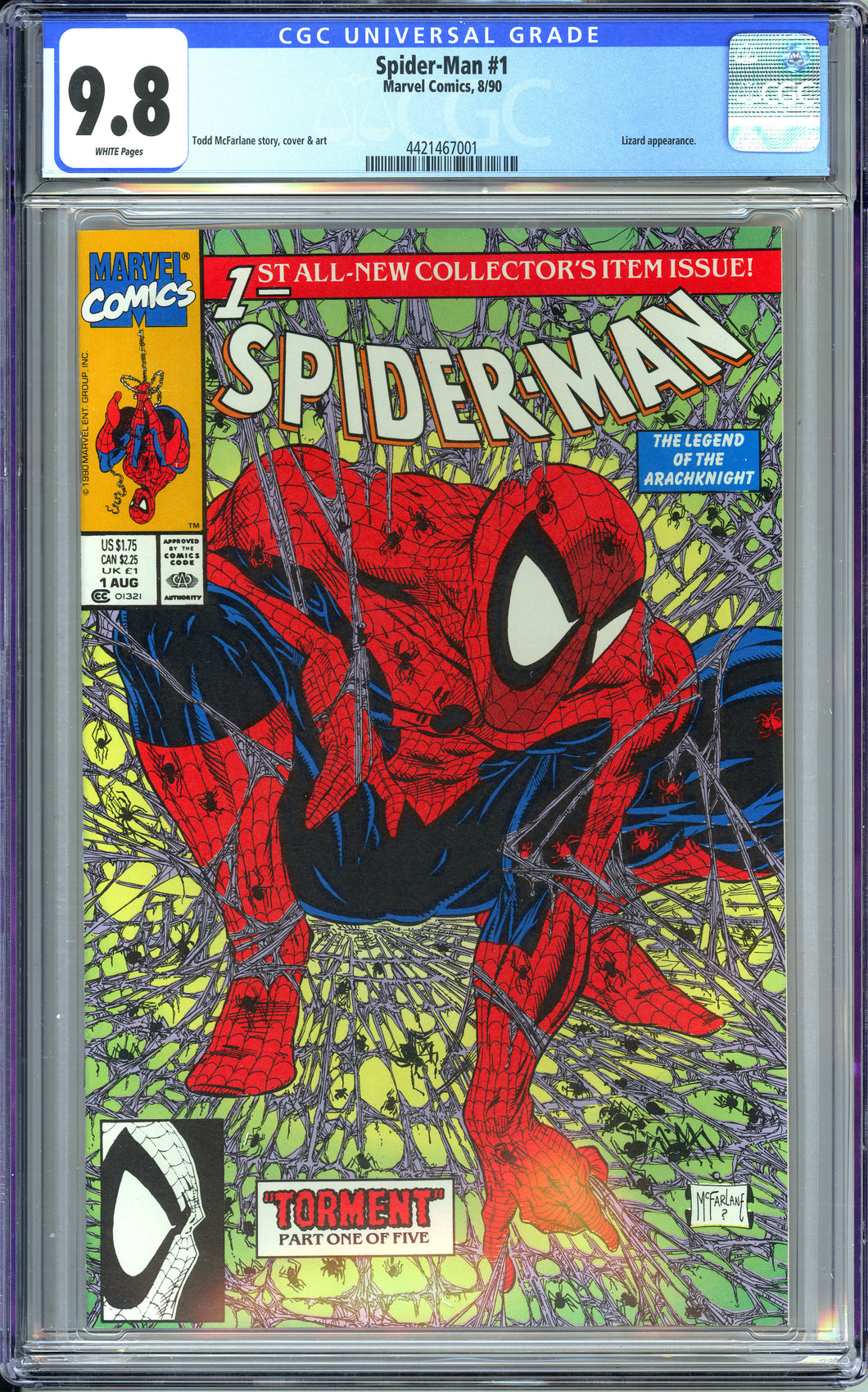 Spider-man #1 (1990) - CGC 9.8