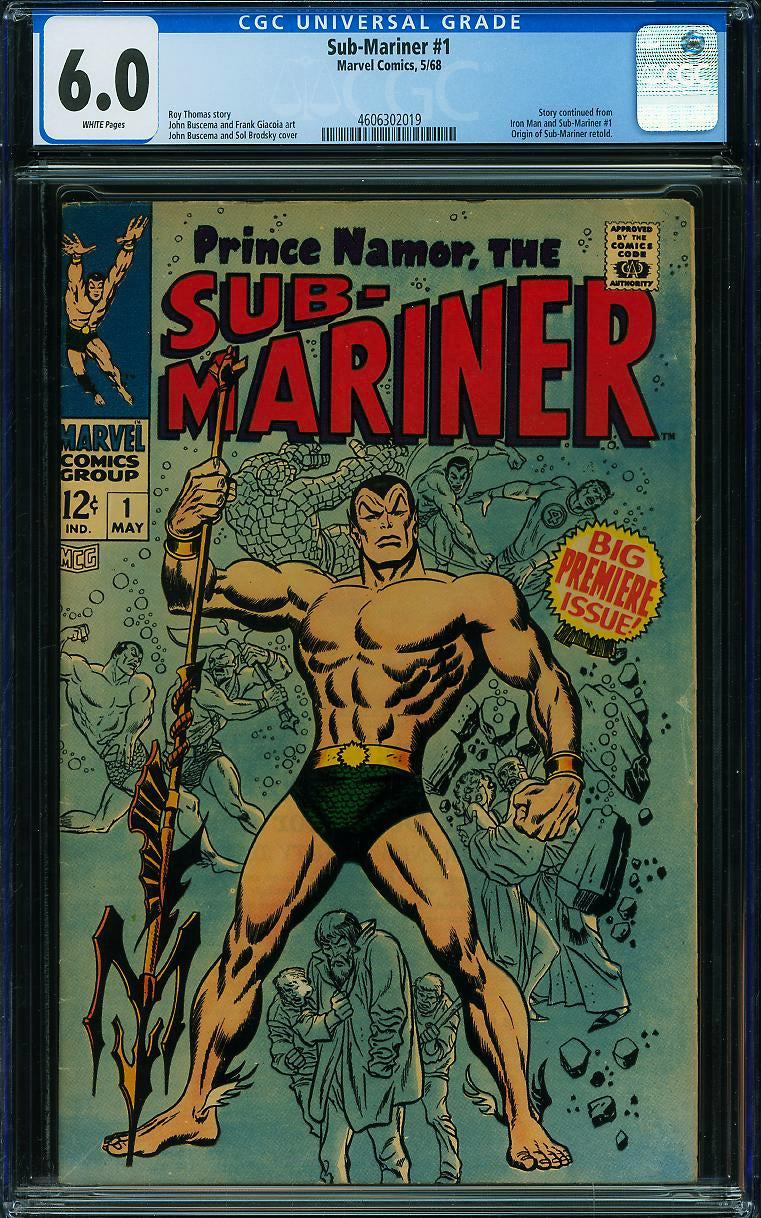 Sub-Mariner #1 (1968) - CGC 6.0