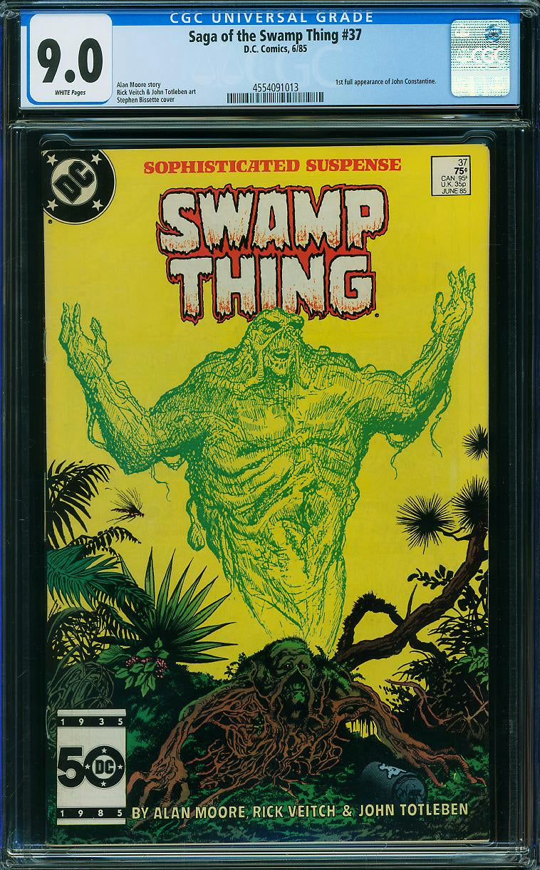 The Saga of the Swamp Thing #37 (1985) - CGC 9.0