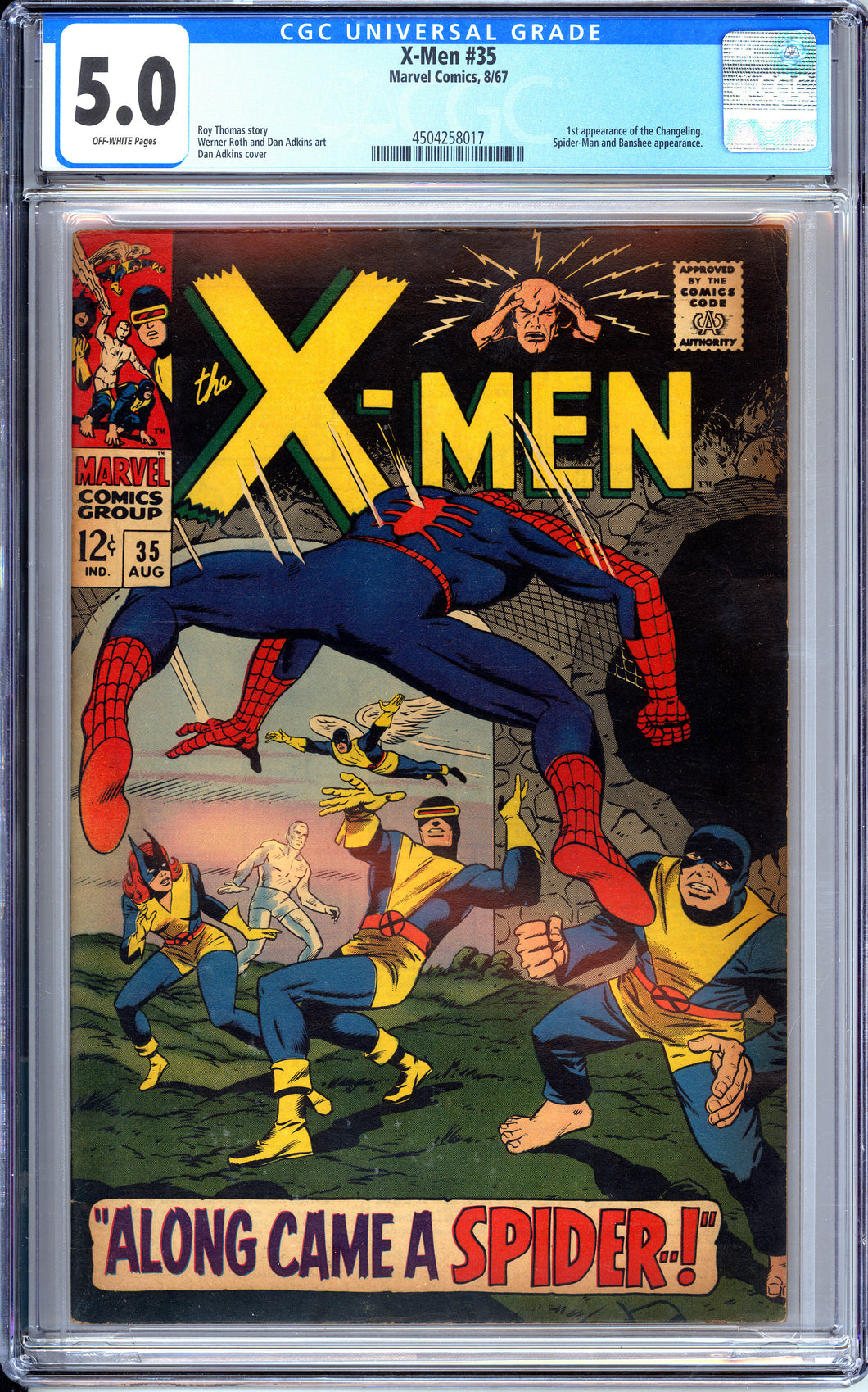 X-men #35 (1967) - CGC 5.0