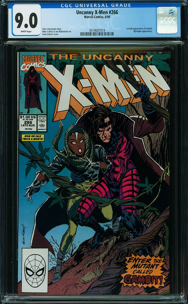 X-men #266 (1990) - CGC 9.0