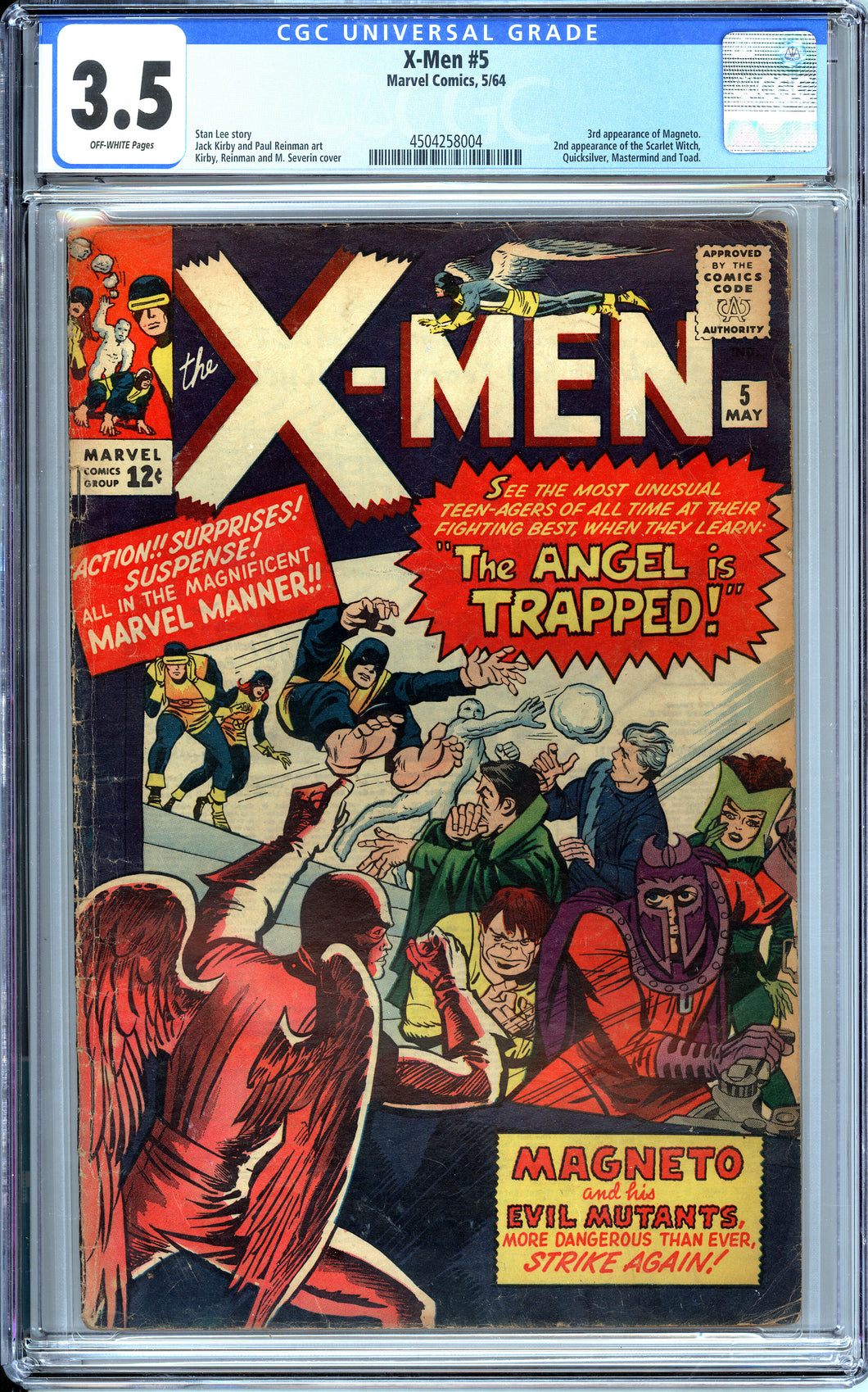 X-men #5 (1965) - CGC 3.5