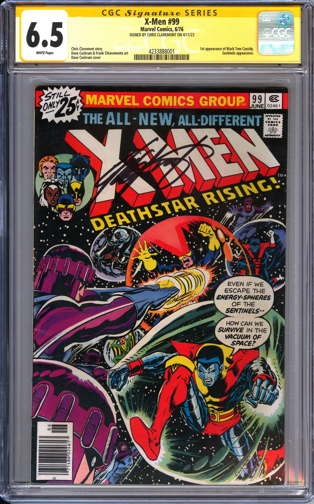 X-men #99 (1976) - CGC 6.0 - Signed x Chris Claremont