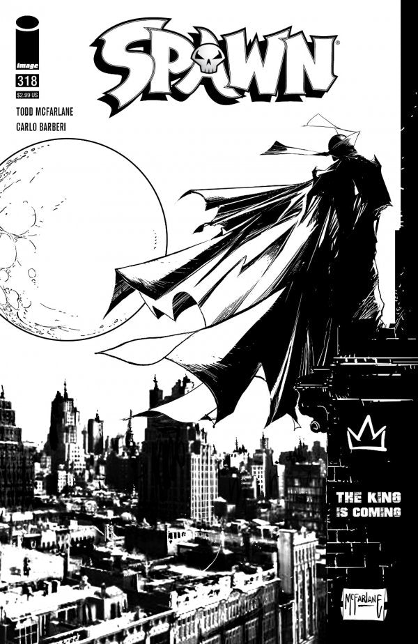 Spawn #318 - McFarlane B&W Variant